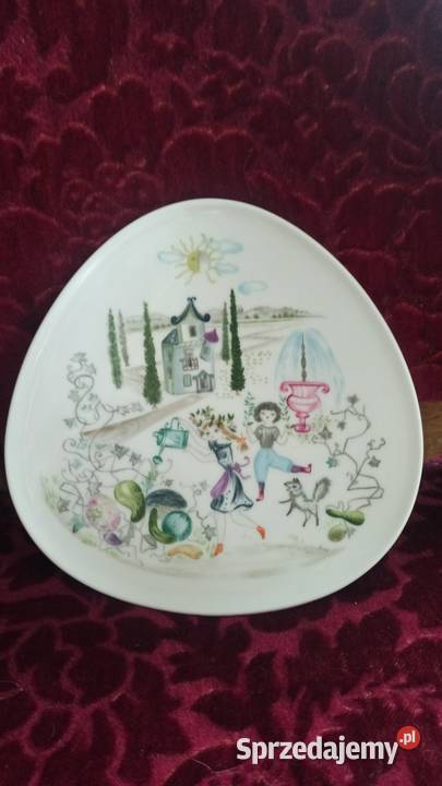 Trójkątna patera Rosenthal Projektant To Bele Porcelana i szkło pomorskie Gdańsk