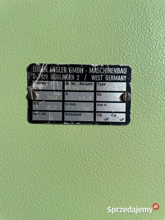 Szlifierka taśmowa LĘGLER Hummel Opole