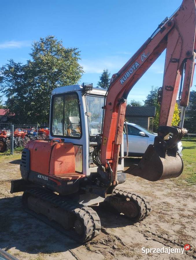Minikoparka 27T Kubota KX 712 Słowiki Stare