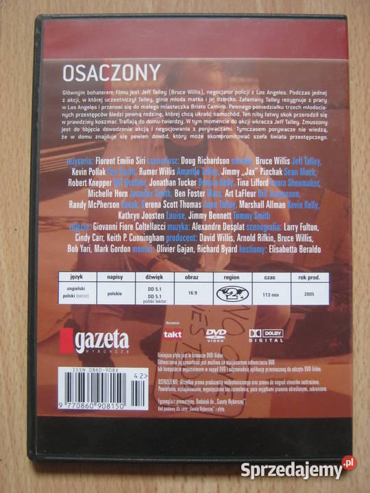 Osaczony DVD 1 płyta Szczecin