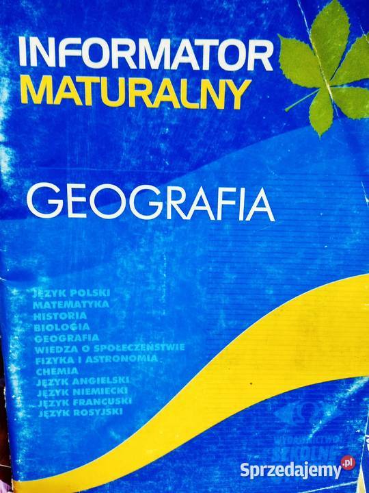 Przewodnik maturalny Geografia Warszawa sprzedam