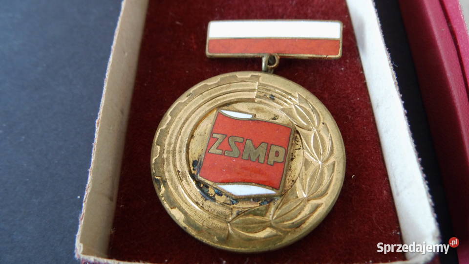 Medale odznaczenia przypinki etui PRL Radzewice