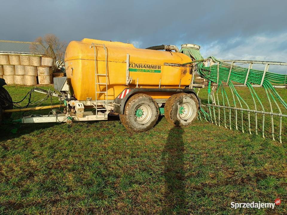 Beczkowóz Zunhammer 15000 litrów z aplikatorem nieuszkodzony Beczkowozy Suwałki