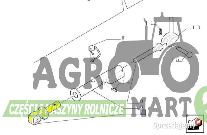 5153265 KOŃCÓWKA STABILIZATORA CNH