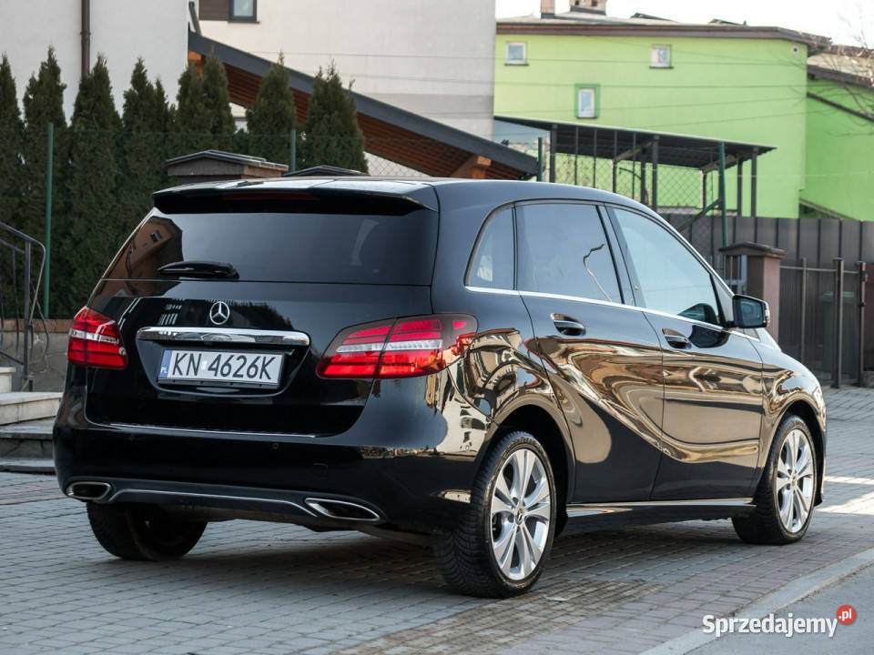 Mercedes B 180 16Benzyna12087500 Automat W246 czarny małopolskie Nowy Sącz