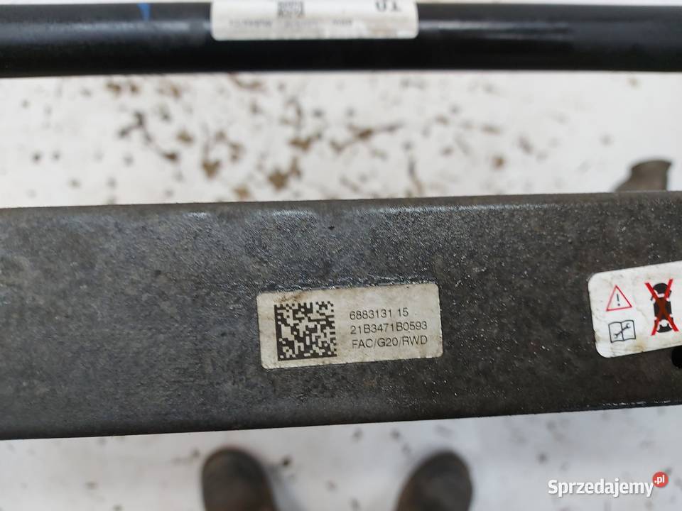 BMW G21 G20 Kombi 330e wózek belka trawers sanki osobowe