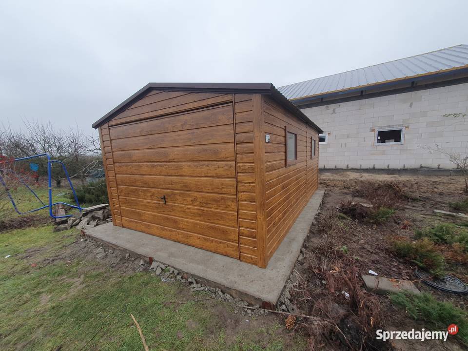 Garaż drewnopodobny garaże blaszane garaże na Sprzedaż mazowieckie Warszawa