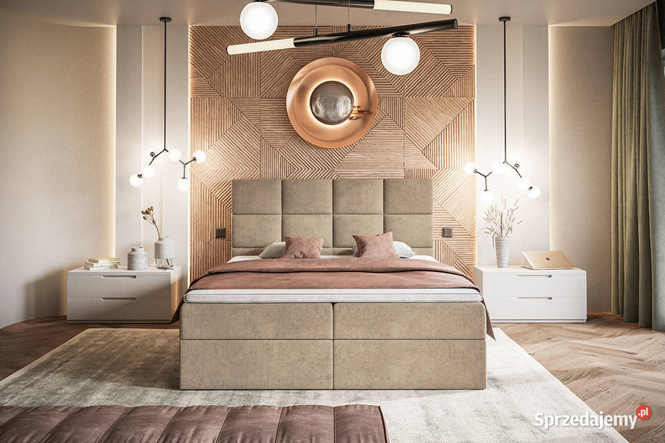 Łóżko kontynentalne ALFA 120140160180x200 z 214cm Kraków