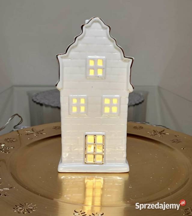 Figurka dekoracyjna podświetlany domek Ostrów Wielkopolski