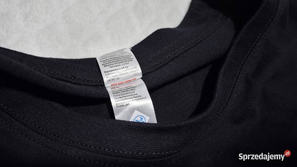 Koszulka krótki rękaw Tshirt czarna Amazon Sols Czeladź