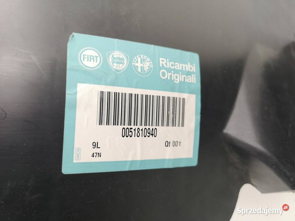 NADKOLE LEWY PRZÓD FIAT DOBLO 20102015 NOWY osobowe Nadkola sprzedam