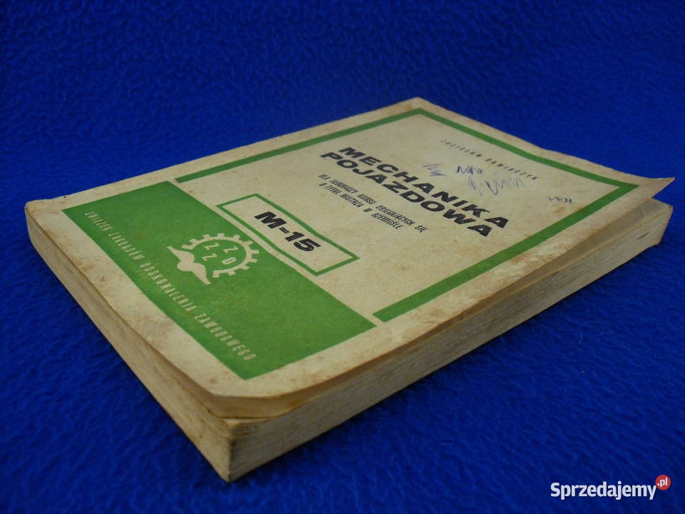 Książka MECHANIKA POJAZDOWA dolnośląskie Bielawa