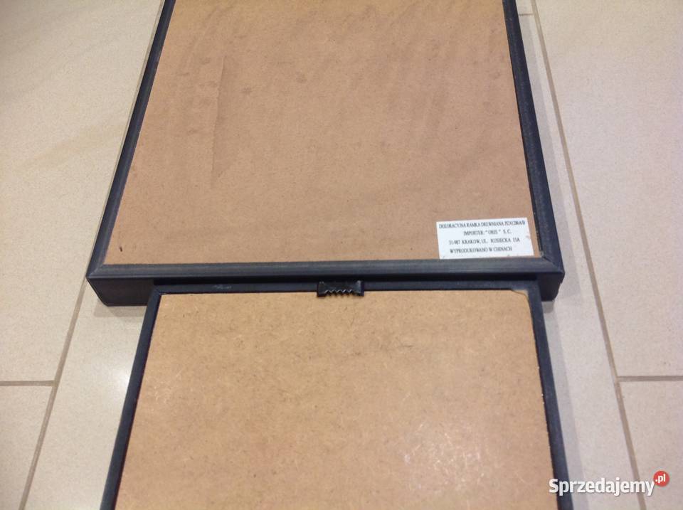 Obrazek Drewniany Płaskorzeźba Gablota 2 Słoń Nowa Sól