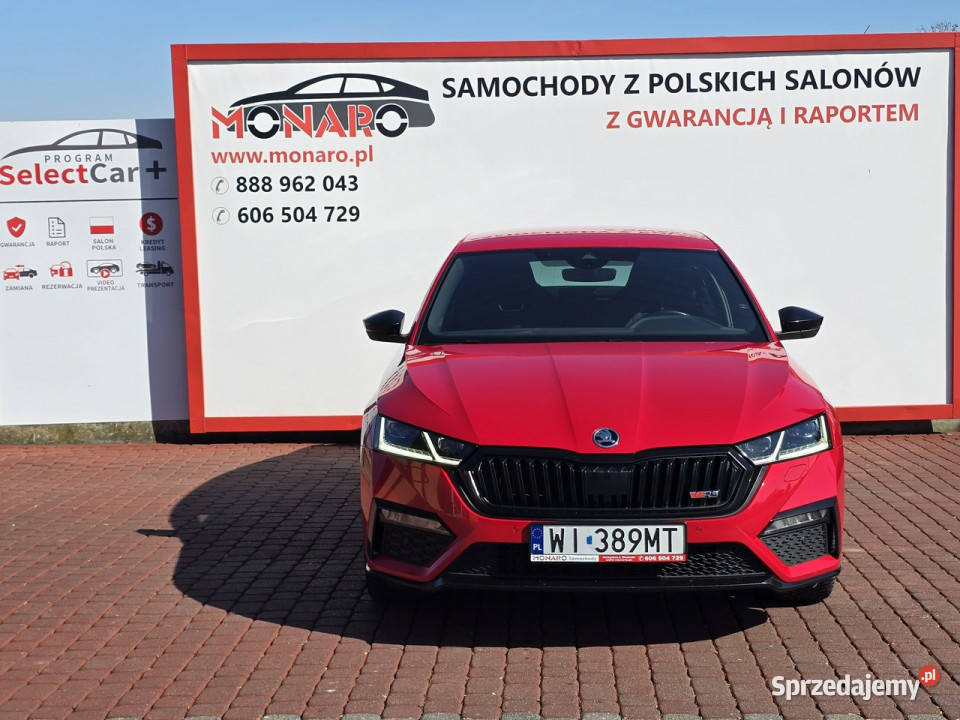 koda Octavia RS Challenge Pakiety 20 TSI 245 DSG pełny VAT Włocławek