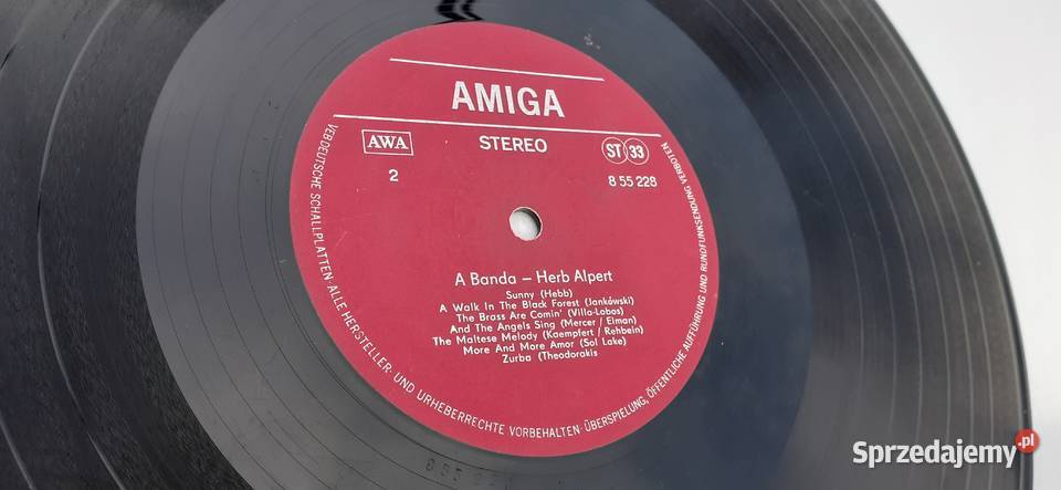 A banda herb alpertwinyl vintage pamiątka PRL Tuszkowo sprzedam