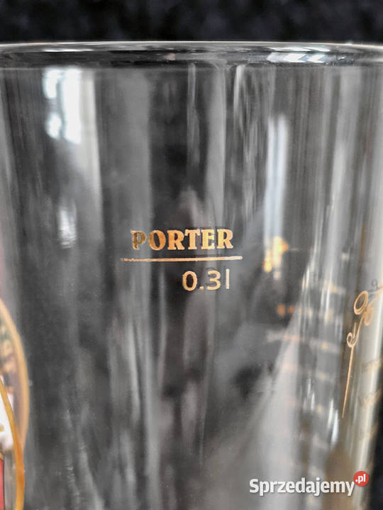 Szklanka pokal kufel piwo Żywiec porter 03 l Krosno