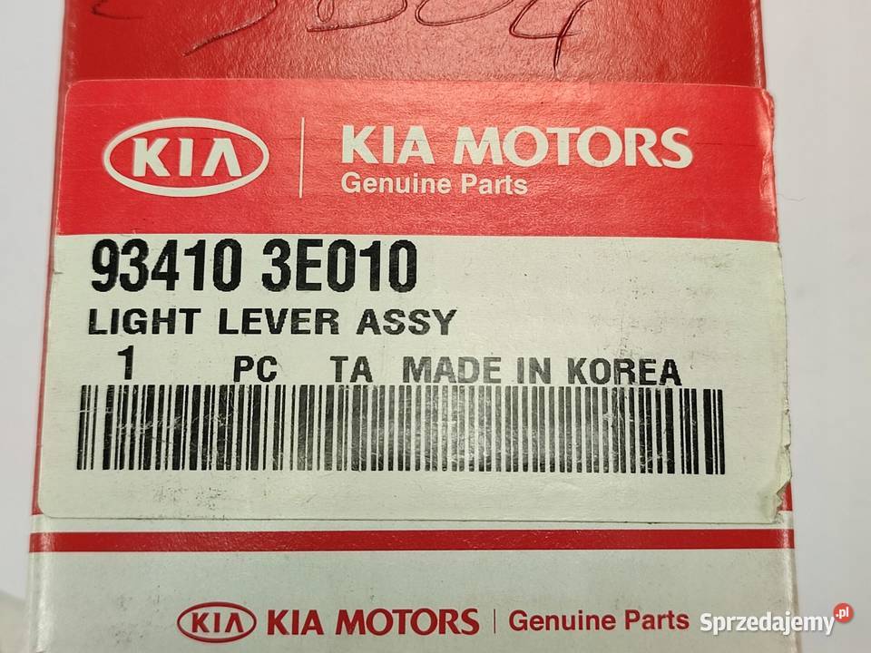 PRZEŁĄCZNIK ŚWIATEŁ MANETKA KIA SORENTO AT EX LX sprzedam