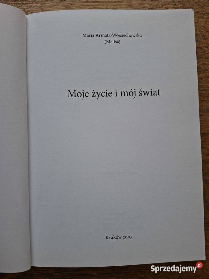 Moje życie i mój świat Melisa Kraków sprzedam