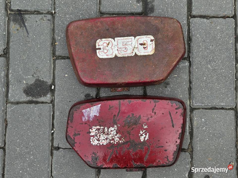 Pokrywy boczka lewa prawa JAWA CZ 175 350 Turek