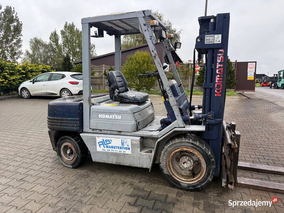 wózek widłowy KOMATSU FD30 diesel Triplex 430m Działoszyn