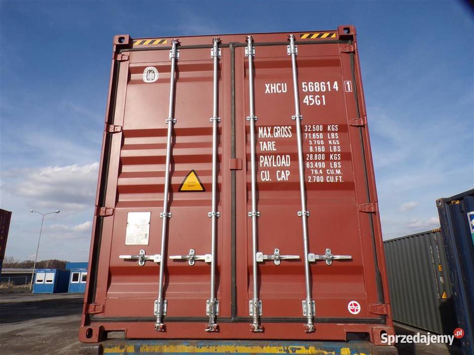 Kontener morski magazynowy 40 hc jednej trasie