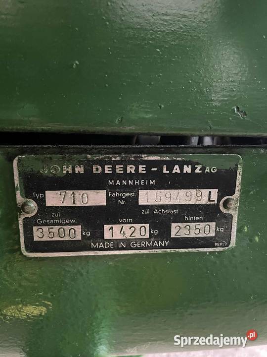 John DeereLanz 710 Warszawa