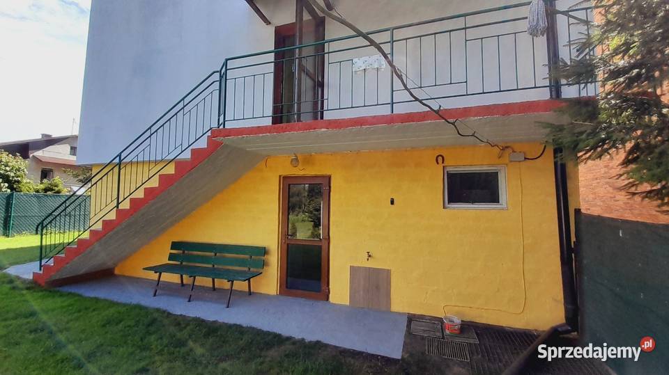 Dom piętrowy wolnostojący asfalt Dwikozy