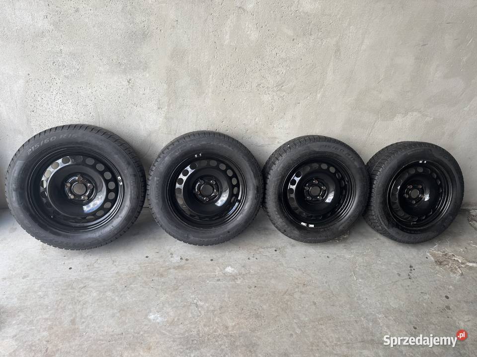 Koła stalowe Skoda VW 16 5x112 et41 opony Brzeźno