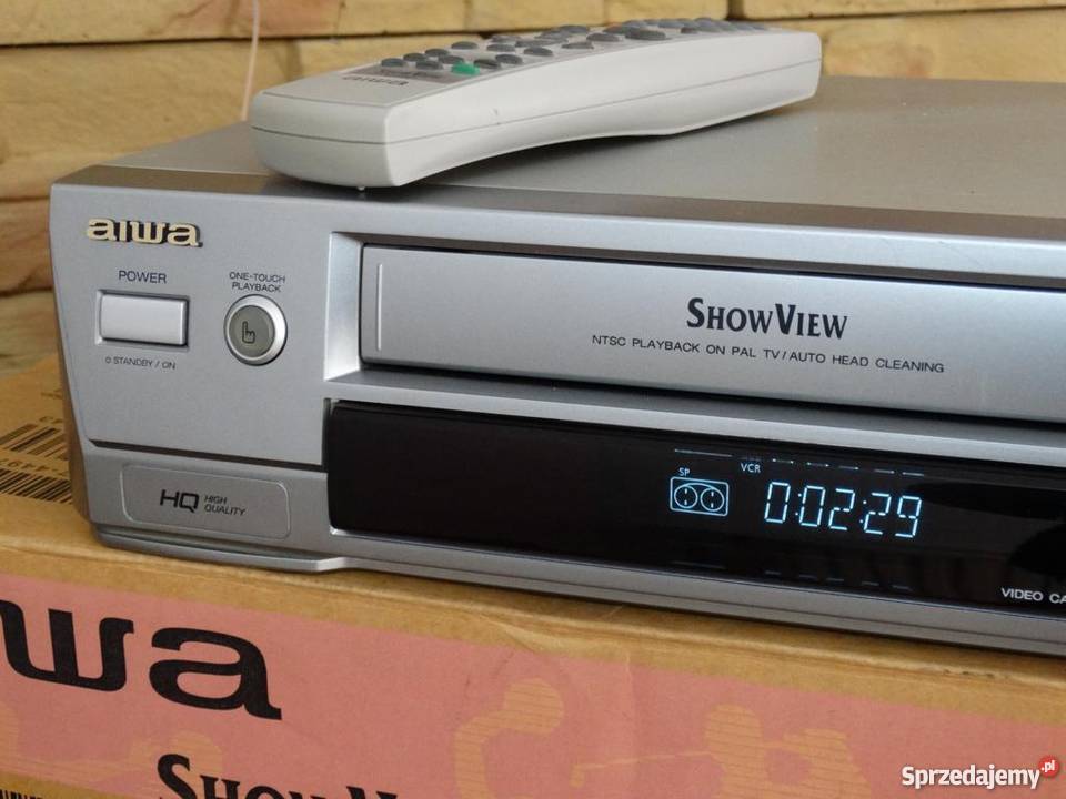 Magnetowid Aiwa pilot instrukcja karton WYSYŁKA