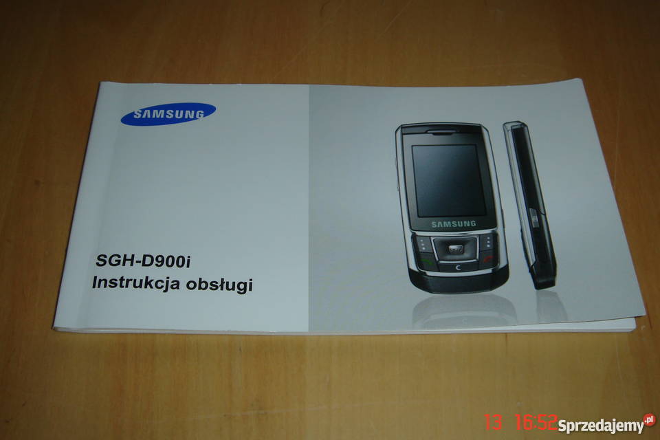 Samsung SGHD900i instrukcja obsługi po polsku Konin