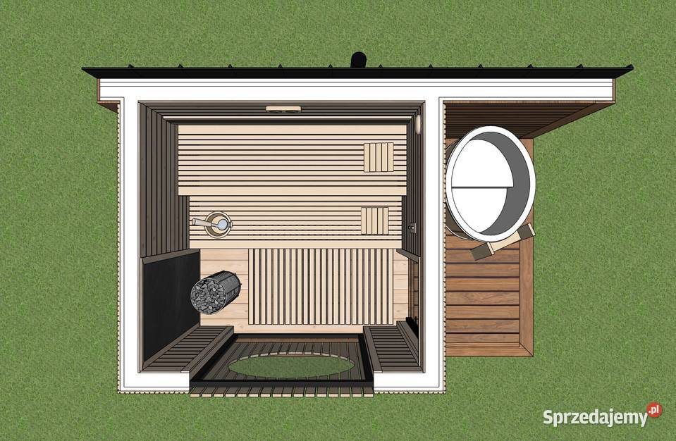 Sauna ogrodowa Aura 370 x 240 Bielsko-Biała sprzedam