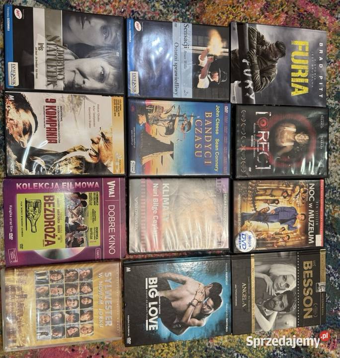 Kolekcja 74 płyt DVD z filmami Kalisz