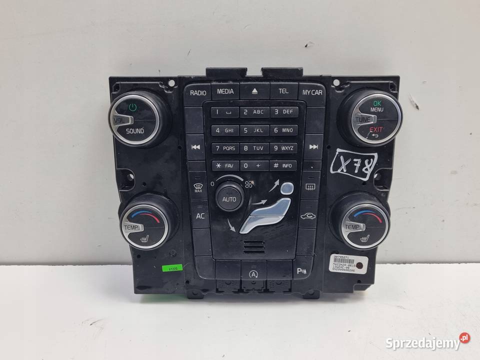 PANEL KLIMATYZACJI Volvo S60 II V60 I Nawiewu Rudka