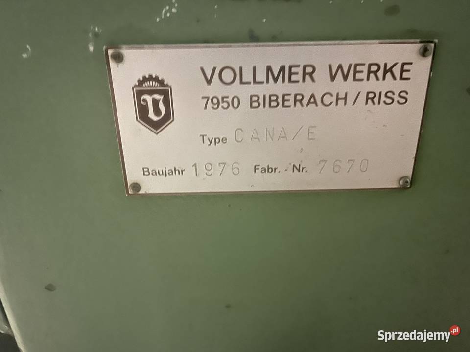 Vollmer małopolskie Naprawa sprzedam