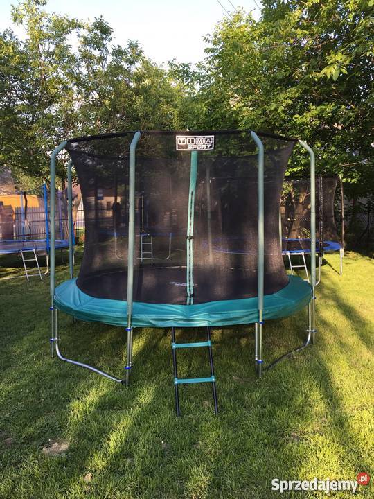 Trampolina Profesjonal 252 Zielona Czarna Poznań