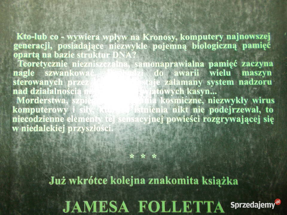 James Follett Koń trojański Proza i poezja Głubczyce