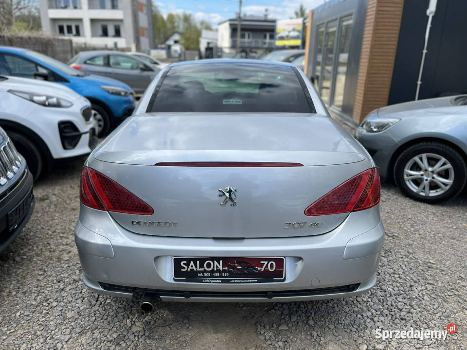 Peugeot 307 CC 20 Klima Alu El szyby KS Serw Bez nieuszkodzony Częstochowa sprzedam