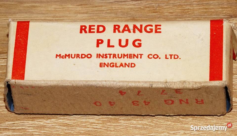 Złącze złocone wtyk RED RANGE PLUG RP 16 RNG śląskie