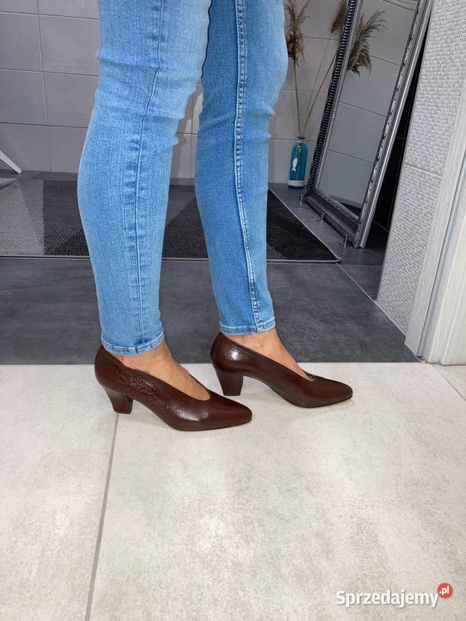 Nowe skórzane włoskie buty szpilki Silvestri podkarpackie Nisko sprzedam