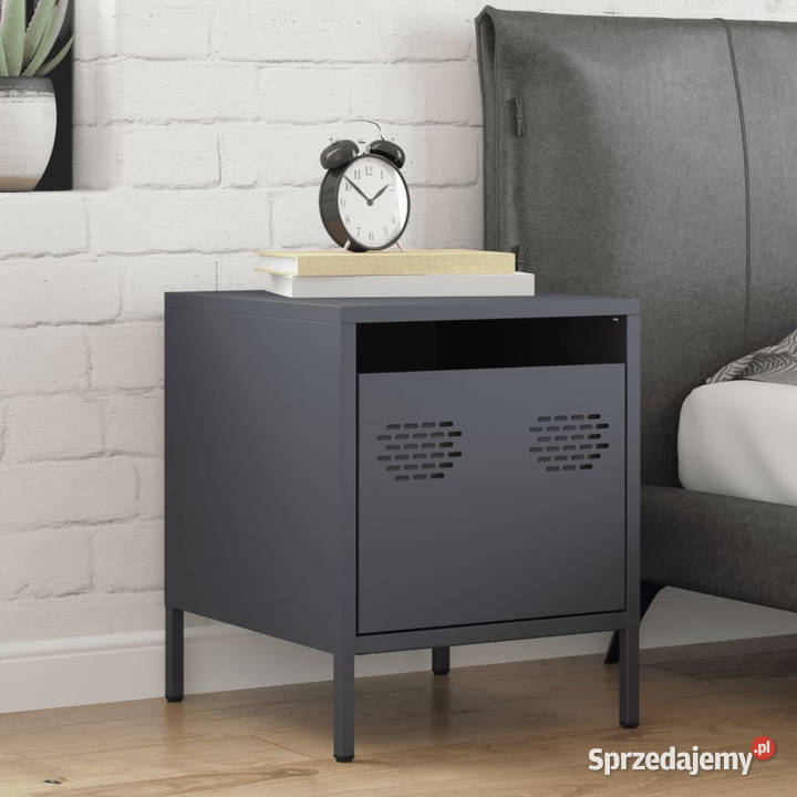Szafka nocna antracytowa 35x39x435 stal WM851248 Warszawa