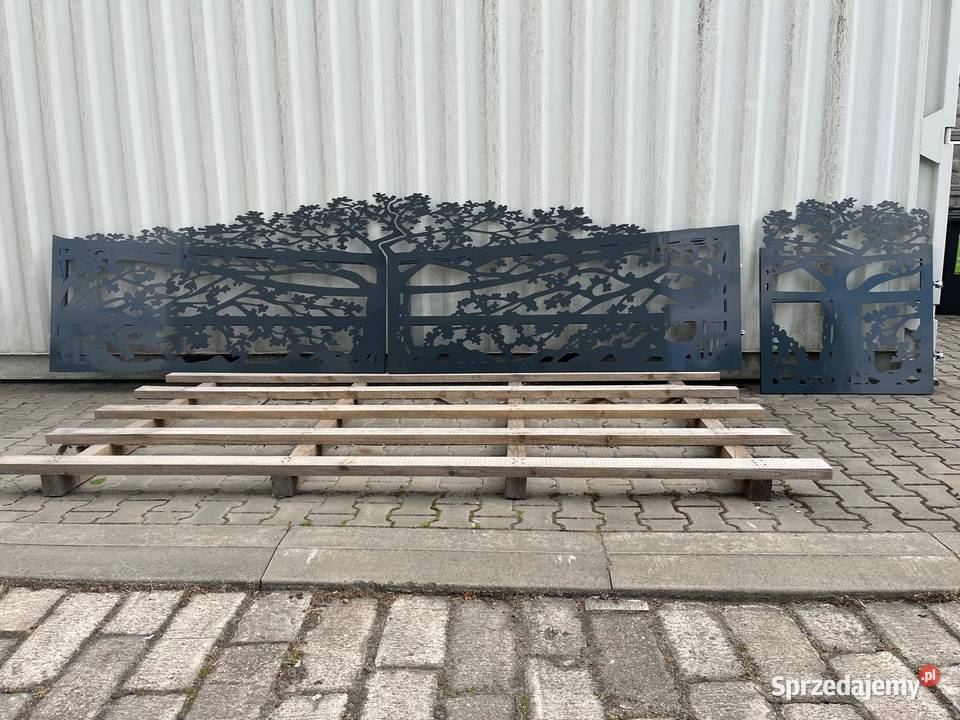 Ogrodzenie brama aluminiowa malowana proszkowo metal Częstochowa