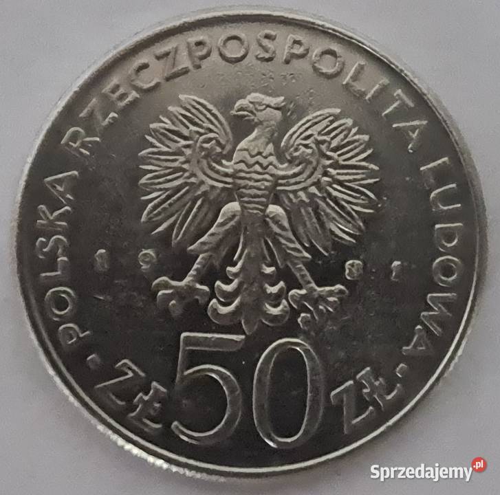 Moneta 50 złotych PRL "Bolesław II Śmiały"