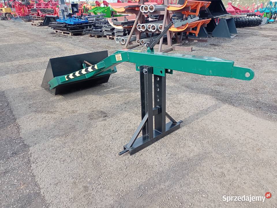 Podnośnik na tył ciągnika z widłami łyżką 80 Pozostałe Maków sprzedam