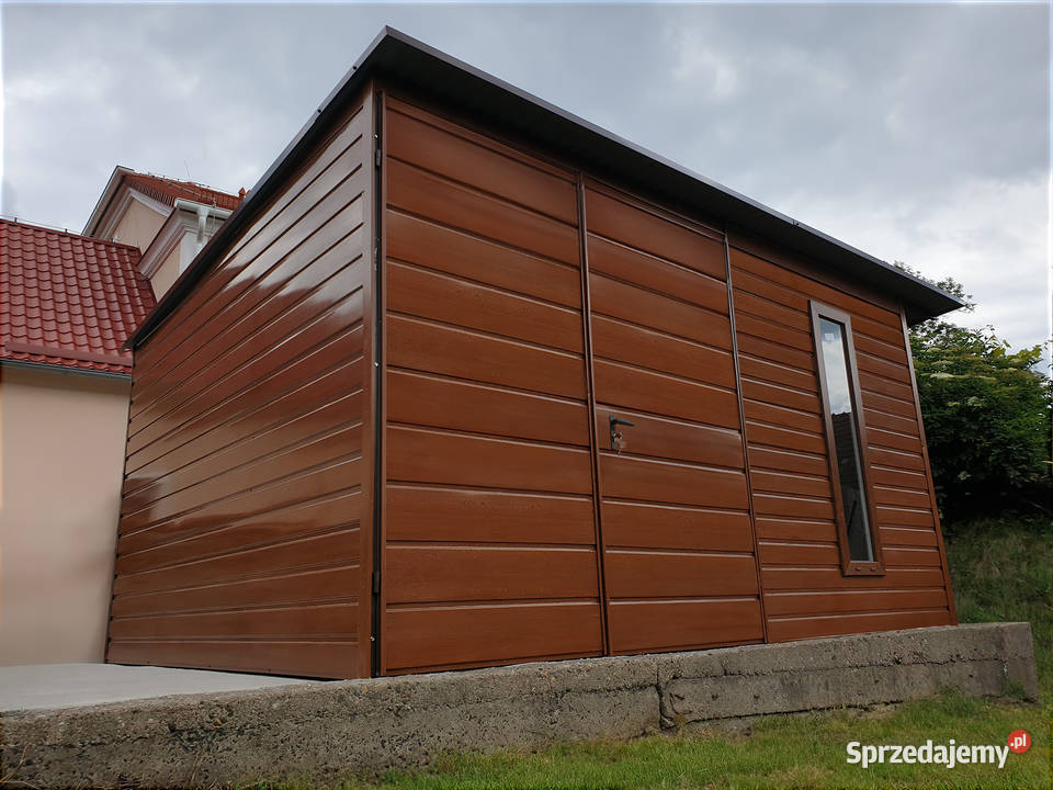 Domek ogrodowy schowek budowlany blaszany domek
