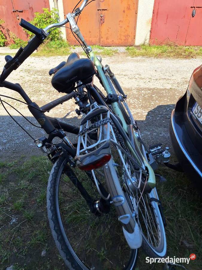 Bagażnik na 2 rowery na hak odchylany aluminiowy