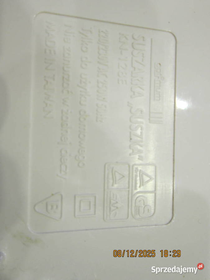 Suszarka do grzybów warzyw i owoców Warszawa