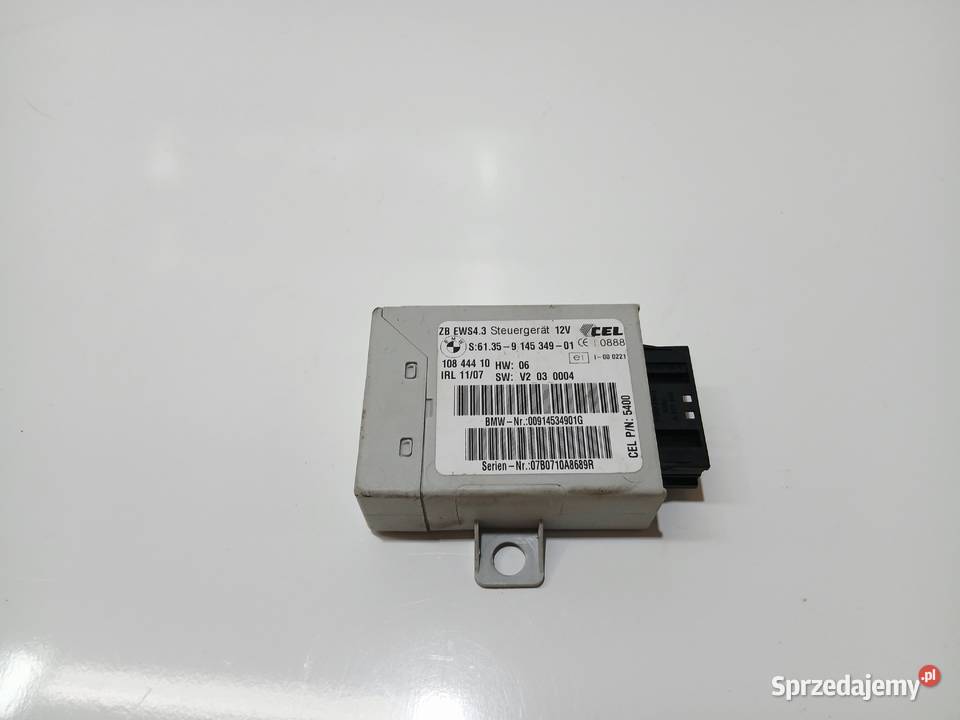 MODUŁ STEROWNIK EWS BMW X3 E83 LCI 9145349