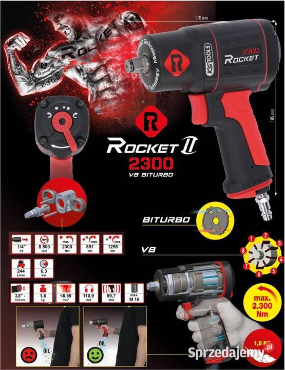 Klucz Pneumatyczny 12 2300Nm KS Tools Rocket Korczów