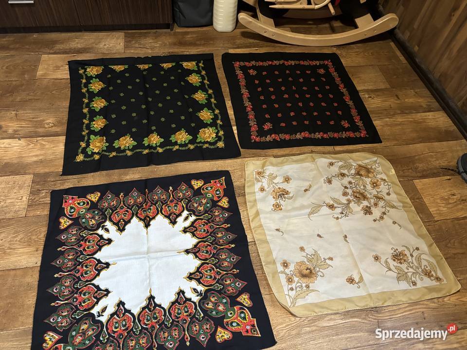 chustka babci chustki kolorowe kultowe z PRL Kosianka-Trojanówka sprzedam