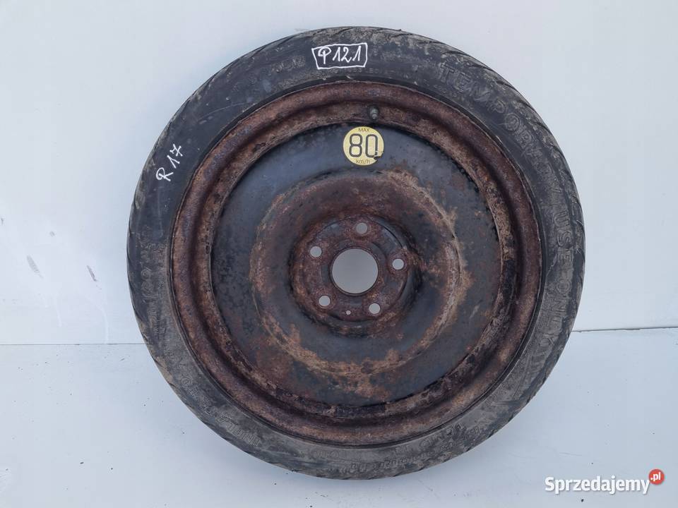 KOŁO ZAPASOWE DOJAZDOWE 12570 Toyota Avenis T25 lubelskie Rudka